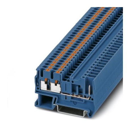 PT 2,5-TWIN/1P BU - PT 2,5-TWIN/1P BU 3209646 PHOENIX CONTACT Feed-through terminal block