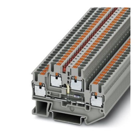 PTTB 2,5-LA 24 RD - PTTB 2,5-LA 24 RD 3211456 PHOENIX CONTACT Double-level terminal block