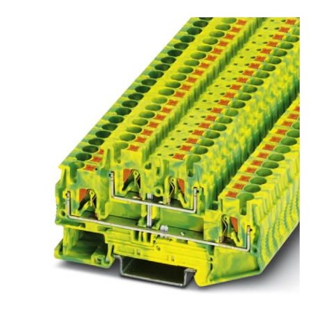PTTB 4-PE - PTTB 4-PE 3211854 PHOENIX CONTACT Protective conductor double-level terminal block