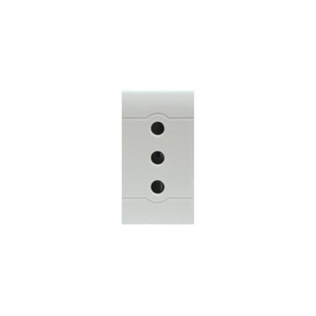 101.6401.B - 101.6401.B SCAME SOCKET ITAL.ST.2P+E 10A WHITE