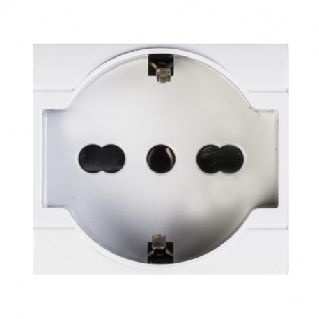 101.6405.GD - 101.6405.GD SCAME P40 PLURISTANDARD SOCKET WITH DIN RAIL