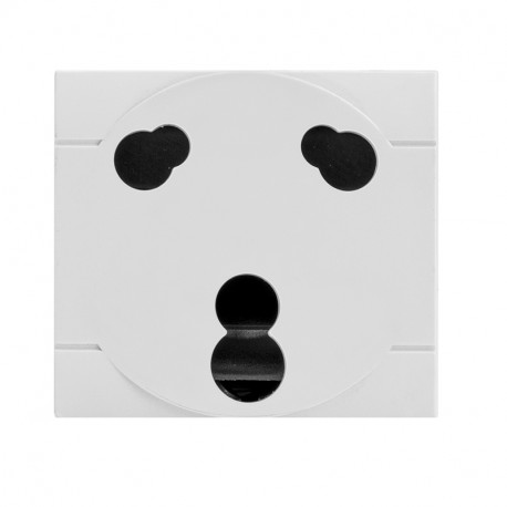101.6429.B - 101.6429.B SCAME INDIAN STANDARD SOCKET 2P+E 6A 16A 250V