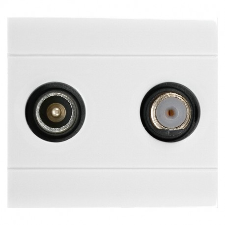 101.6434.B - 101.6434.B SCAME TV/SAT OUTLET WHITE