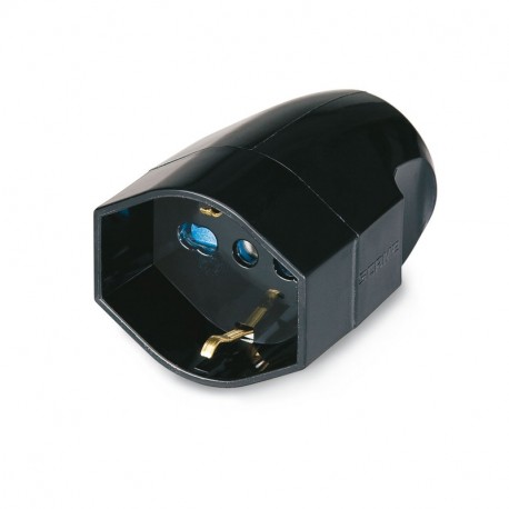 130.2085/N - 130.2085/N SCAME SOCKET 2P+E 16A PLURISTANDARD BLACK