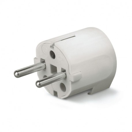 130.83 - 130.83 SCAME 90°ANGLED UNEL PLUG 2P+E 16A WHITE