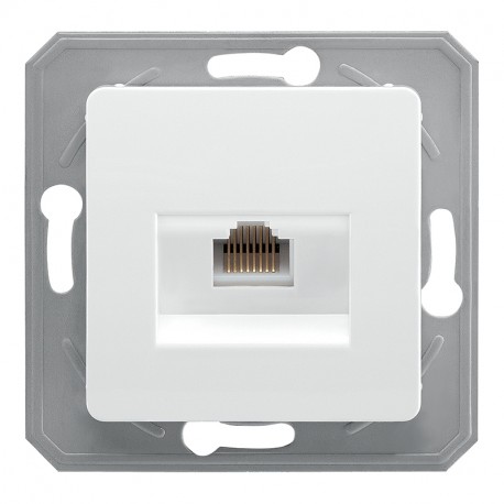 133.4110.W - 133.4110.W SCAME RJ11 OUTLET