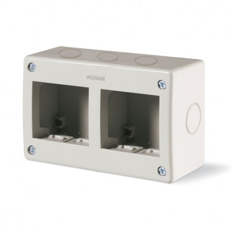 136.4124 - 136.4124 SCAME ENCLOSURE IP40 2+2 GANG