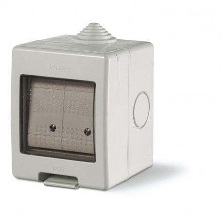 136.5122-323 - 136.5122-323 SCAME UNIBOX ENCLOSURE IP55 2X2-WAY SWITCH