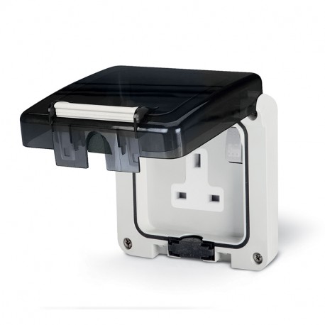 137.4022 - 137.4022 SCAME 13A 250V SINGLE DP SWITCHSOCKET IP66