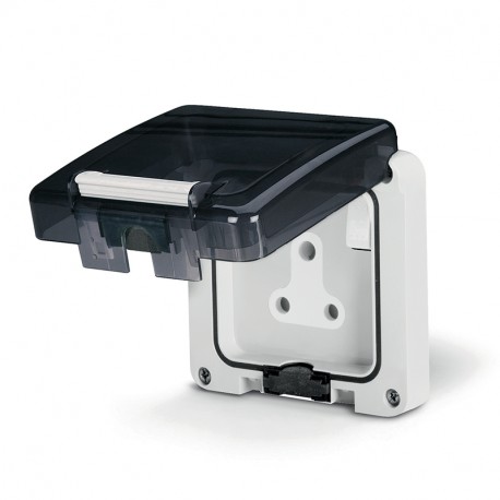 137.4111 - 137.4111 SCAME 15A 250V SINGLE SP SWITCHSOCKET M115