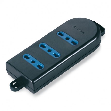 160.220/N - 160.220/N SCAME 3-OUTLET SOCKET DUAL USE WITHOUT CABLE