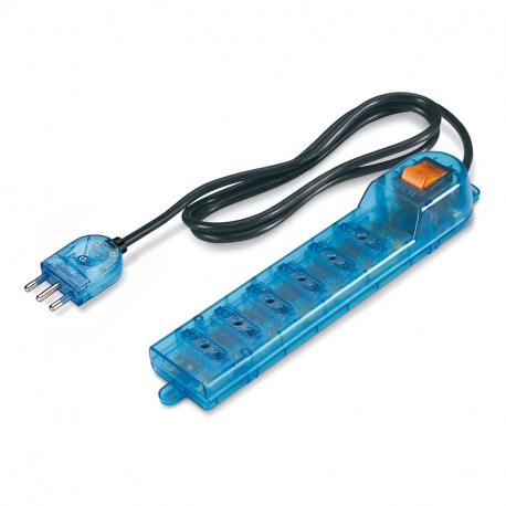 160.229/C-T - 160.229/C-T SCAME 6-OUTLET SOCKET DUAL USE +CABLE AND PLUG