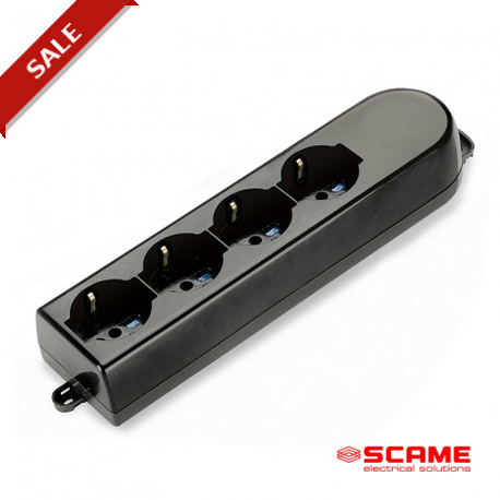 161.244/N - 161.244/N SCAME MULTI-OUTLET SOCKET