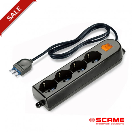161.245/C-N - 161.245/C-N SCAME MULTI-OUTLET SOCKET