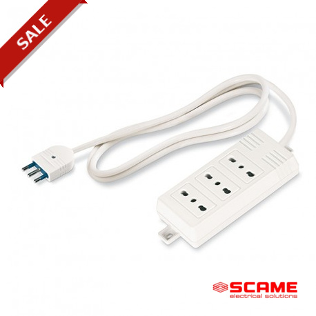 164.220/C - 164.220/C SCAME MULTI-OUTLET SOCKET