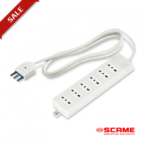 164.225/C - 164.225/C SCAME MULTI-OUTLET SOCKET