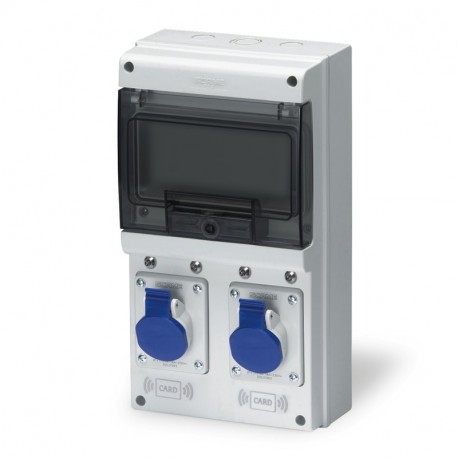 204.UB21R - 204.UB21R SCAME DISTRIBUTION BOARD 2x3A SOCKETS