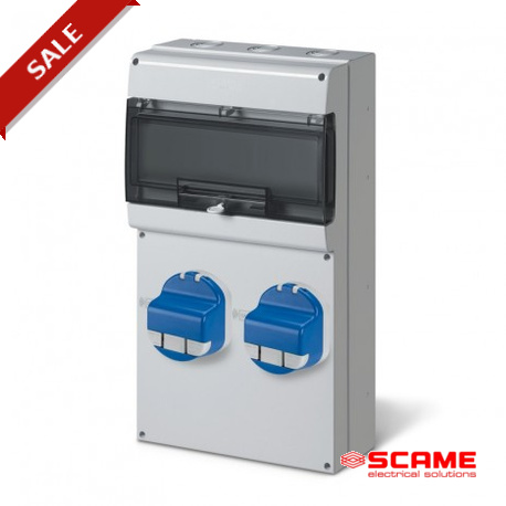 204.UB22B - 204.UB22B SCAME DISTRIBUTION BOARD 1x3A+1x3C SOCKETS