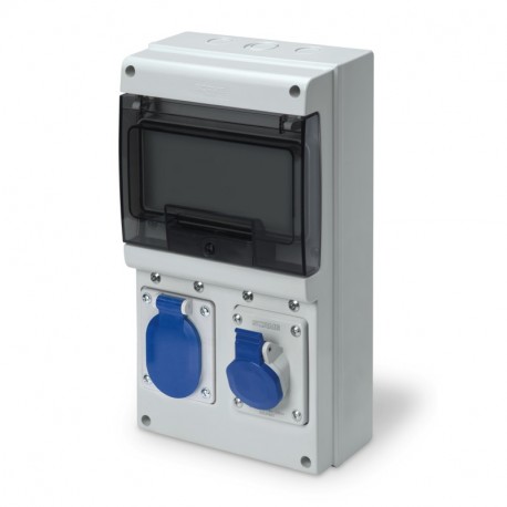 204.UB22L - 204.UB22L SCAME DISTRIBUTION BOARD 1x3A+1x3C SOCKETS