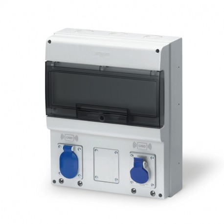 204.UB22R - 204.UB22R SCAME DISTRIBUTION BOARD 1x3A+1x3C SOCKETS