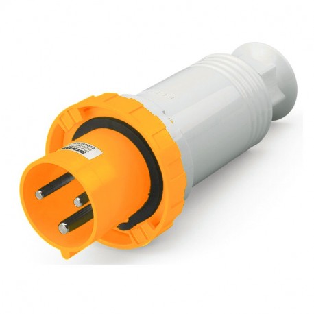 215.6330 - 215.6330 SCAME PLUG 2P+E IP67 63A 4h 100-130V AC