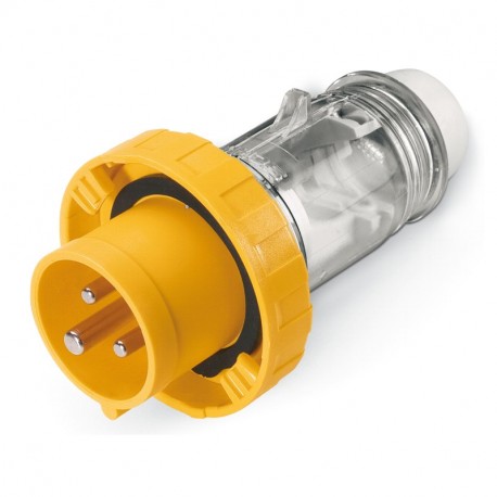 216.1630.TR - 216.1630.TR SCAME PLUG 2P+E IP67 16A 4h 100-130V AC