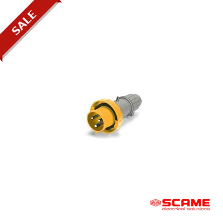 216.73030 - 216.73030 SCAME SCM330P4W PLUG 2P+E IP67 30A 4h 100-130V