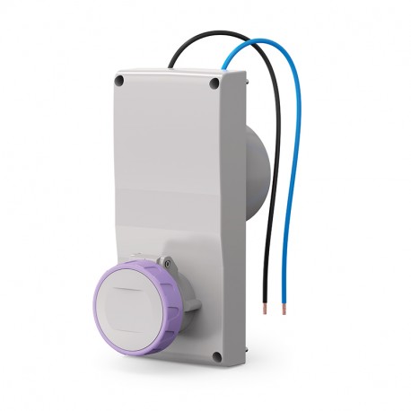 407.2420 - 407.2420 SCAME ENC BASE. Mec. 16A 2P IP66/IP67/IP69