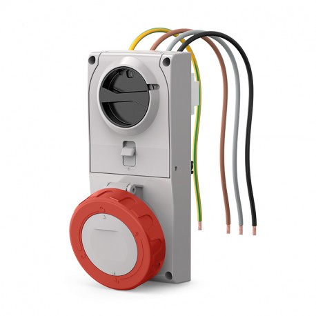 408.1686 - 408.1686 SCAME ENC BASE. Mec. 16A 3P+T 6h IP66/IP67/IP69