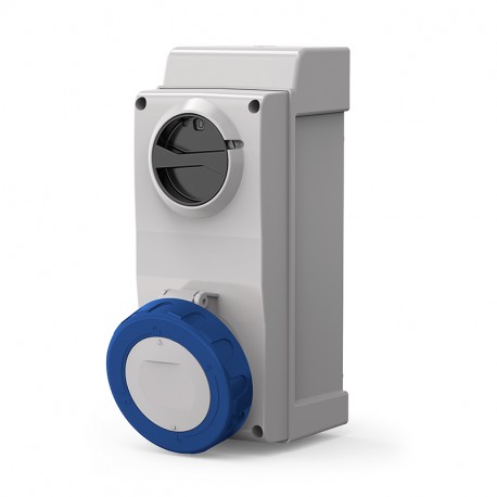 507.3283 - 507.3283 SCAME ENC BASE. Mec. 32A 2P+T 6h IP66/IP67/IP69