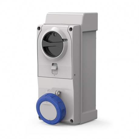 508.1683 - 508.1683 SCAME ENC BASE. Mec. 16A 2P+T 6h IP66/IP67/IP69