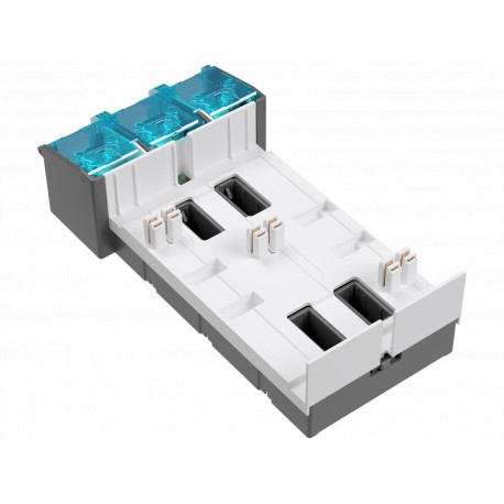 01595 - 01595 WOEHNER Crito CrossBoard®500-1100, 160A, rear plug module for 35-150mm2 cable, up or down connection, ..