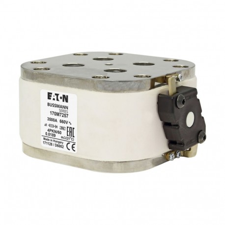 FUSE 3500A 660V 4PKN/60 AR - FUSE 3500A 660V 4PKN/60 AR 170M7257 EATON ELECTRIC FUSE 3500A 660V 4PKN/60 AR