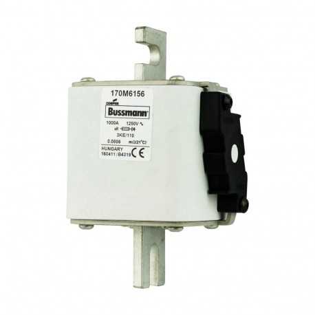 FUSE 1000A 1250V 3KE/110 AR - FUSE 1000A 1250V 3KE/110 AR 170M6156 EATON ELECTRIC FUSE 1000A 1250V 3KE/110 AR