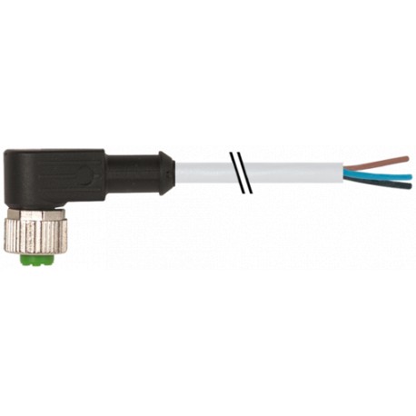 7000-12321-2131300 - 7000-12321-2131300 MURRELEKTRONIK M12 female 90° A-cod. with cablePVC 3x0.34 gy UL/CSA 13.0m