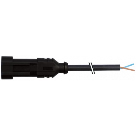 7072-73301-5120030 - 7072-73301-5120030 MURRELEKTRONIK Valve plug SuperSeal female 2-pol. with cable PUR 2x0.75 bk 0,3m