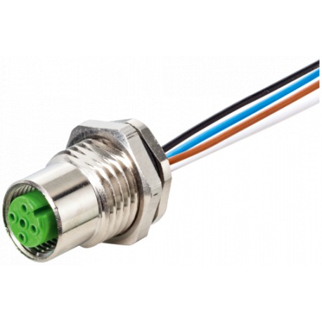 7000-17185-9850030 - 7000-17185-9850030 MURRELEKTRONIK M12 female receptacle A-cod. RM wires PP 8x0.34 0,3m
