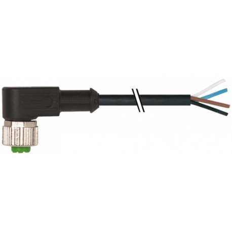 7000-12301-6232500 - 7000-12301-6232500 MURRELEKTRONIK M12 female 90° with cable PUR 3x0.34 bk UL/CSA 25m