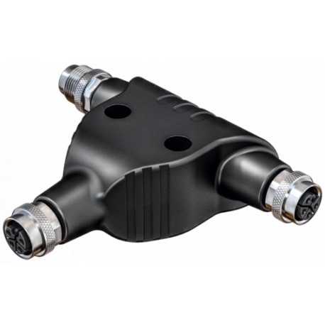 7000-P4901-0000000 - 7000-P4901-0000000 MURRELEKTRONIK T-coupler M12 male L-coded/ 2x M12 female L-coded