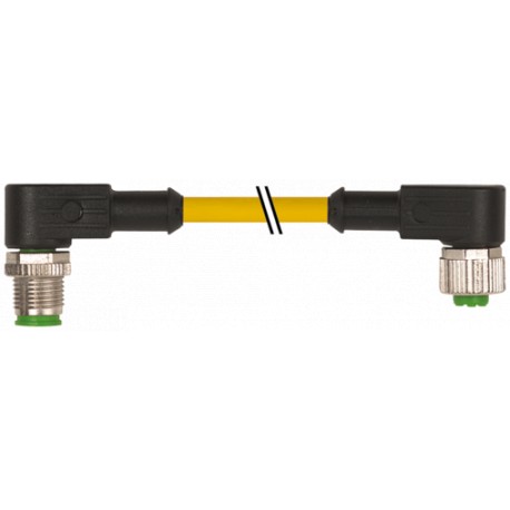 7000-40281-0150050 - 7000-40281-0150050 MURRELEKTRONIK M12 male 90° / M12 female 90° PVC 5x0.34 ye UL/CSA 0,5m