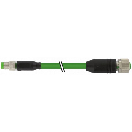7000-89851-7910060 - 7000-89851-7910060 MURRELEKTRONIK M12 MALE 0° / M8 MALE, 0° SHIELDED, ETHERCAT PUR 1x4xAWG26 shielded gn 0.6