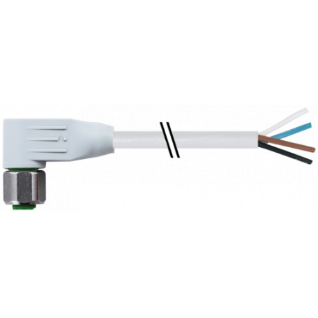 7014-13261-2017000 - 7014-13261-2017000 MURRELEKTRONIK M12 female 90° shielded with cable F+B PVC 4x0.34 shielded gy UL/CSA 70m