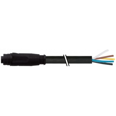 7000-08945-6950750 - 7000-08945-6950750 MURRELEKTRONIK M8 female 0° SnapIn with cable PUR 5x0.25 bk UL 7.5m
