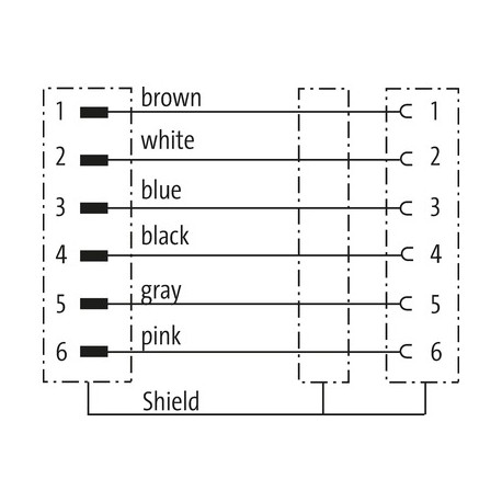 7000-87711-4930500 - 7000-87711-4930500 MURRELEKTRONIK M8 male 0°/M8 female 0° shielded PUR 6x0,14 shielded UL bk 5m