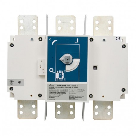 Switch 800A Non-F 3P UL98 - Switch 800A Non-F 3P UL98 RD800-3 EATON ELECTRIC Switch 800A Non-F 3P UL98