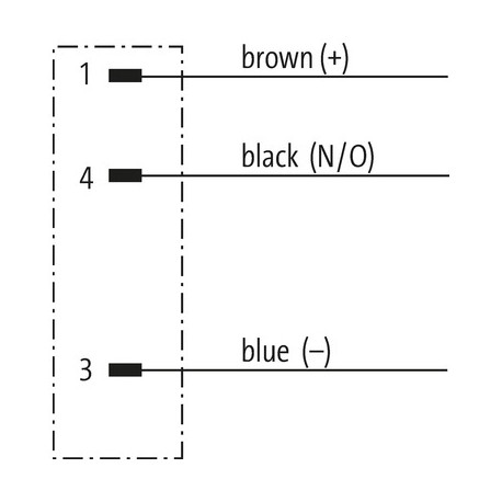 7000-08001-6300050 - 7000-08001-6300050 MURRELEKTRONIK M8 MALE 0° PUR 3x0.25 bk UL/CSA+ drag 0.5 m