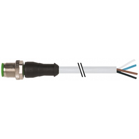 7000-12021-2140030 - 7000-12021-2140030 MURRELEKTRONIK M12 male 0° with cable PVC 4x0.34 gy UL/CSA 0,3m