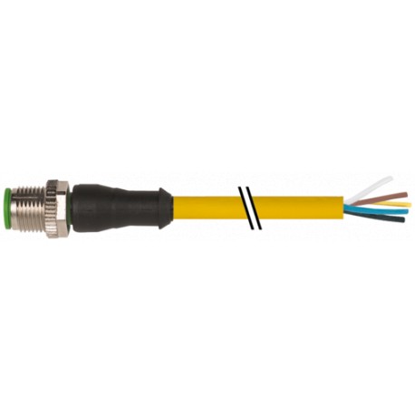 7000-12041-0250350 - 7000-12041-0250350 MURRELEKTRONIK M12 male 0° with cable PUR 5x0.34 ye UL/CSA 3,5m