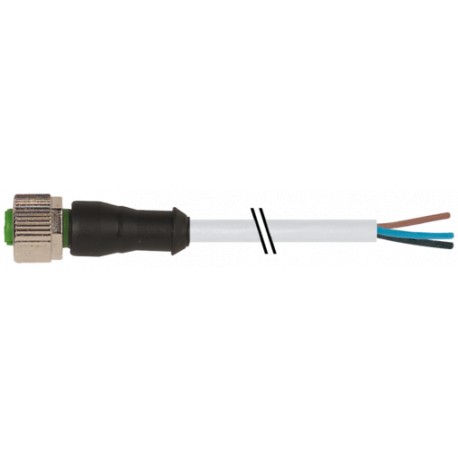 7000-12181-2330050 - 7000-12181-2330050 MURRELEKTRONIK M12 female 0° with cable PUR 3x0.34 gy UL/CSA+drag chain 0,5m