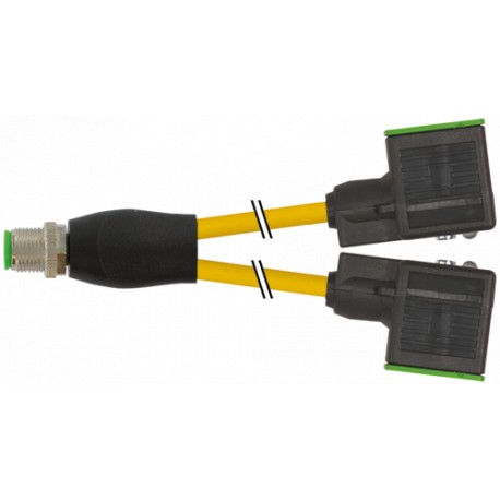 7000-42421-0160100 - 7000-42421-0160100 MURRELEKTRONIK M12 Y-DISTRIBUTOR / MSUD VALVE PLUG FORM BI 11MM PVC 3X0.75 black 1.0m